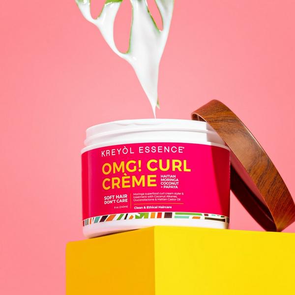 Ulta Kreyòl Essence  Soft Hair Don't Care Haitian Moringa Oil OMG Curl Crème
