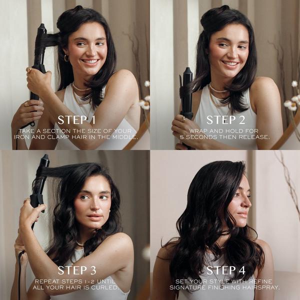 Ulta KRISTIN ESS HAIR  NANOBLACK 1.25'' Ceramic Curling Iron