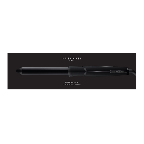 Ulta KRISTIN ESS HAIR  NANOBLACK 1'' Ceramic Pivot Rotating Curling Wand