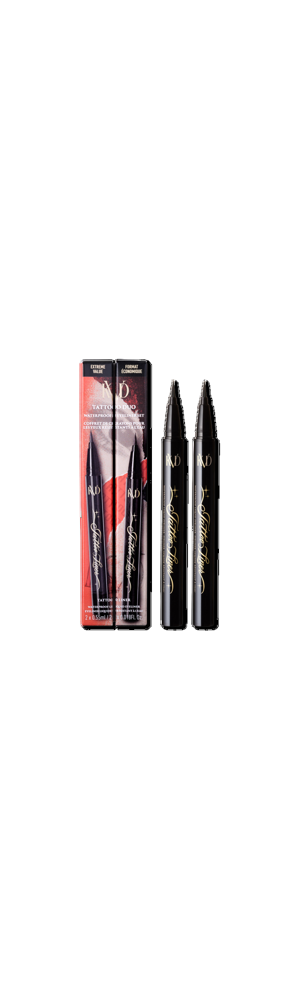 Ulta KVD Beauty  Tattoo Liner Duo Waterproof Liquid Eyeliner Set