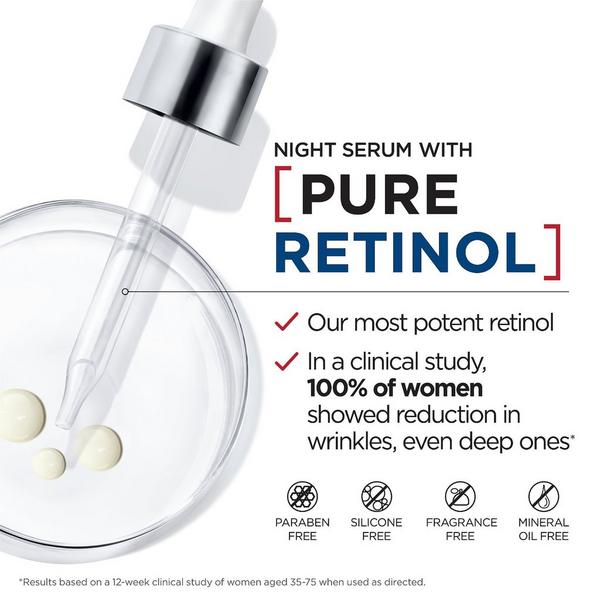 Ulta L'Oréal  Revitalift Derm Intensives Night Serum With 0.3% Pure Retinol