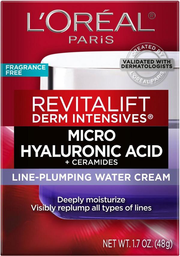 Ulta L'Oréal  Revitalift Micro Hyaluronic Acid Ceramides Plumping Cream