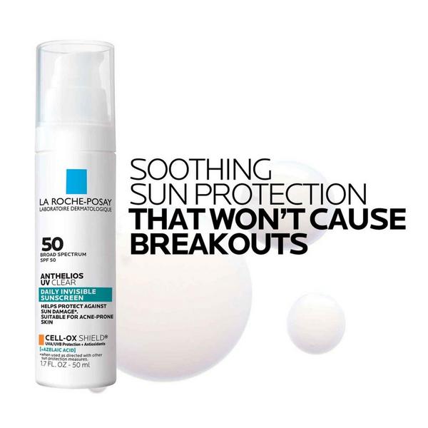 Ulta La Roche-Posay  Anthelios UV Clear Sunscreen SPF 50 With Azelaic Acid