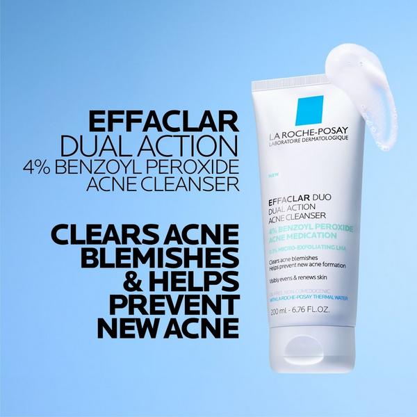 Ulta La Roche-Posay  Effaclar Acne Face Wash With 4% Benzoyl Peroxide