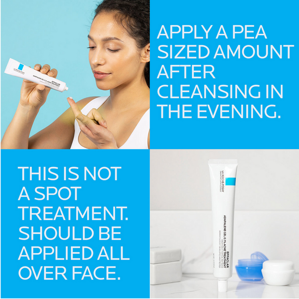 Ulta La Roche-Posay  Effaclar Adapalene Gel 0.1% Topical Retinoid Acne Treatment