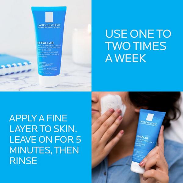 Ulta La Roche-Posay  Effaclar Clarifying Clay Face Mask For Oily Skin