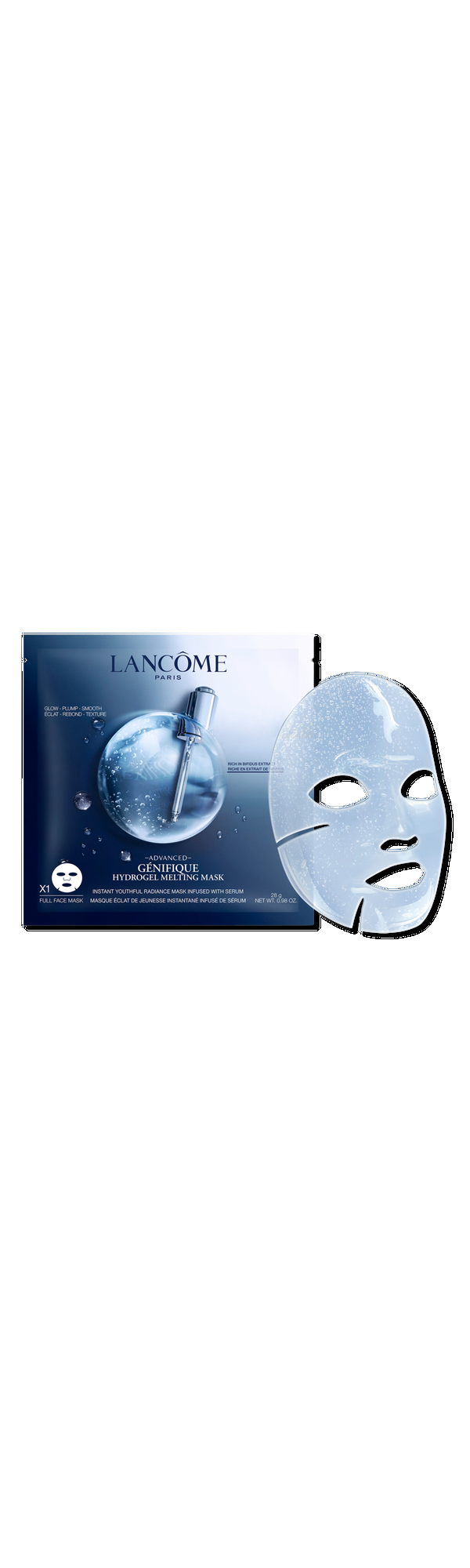 Ulta Lancôme  Advanced Génifique Radiance Boosting Hydrogel Melting Sheet Mask