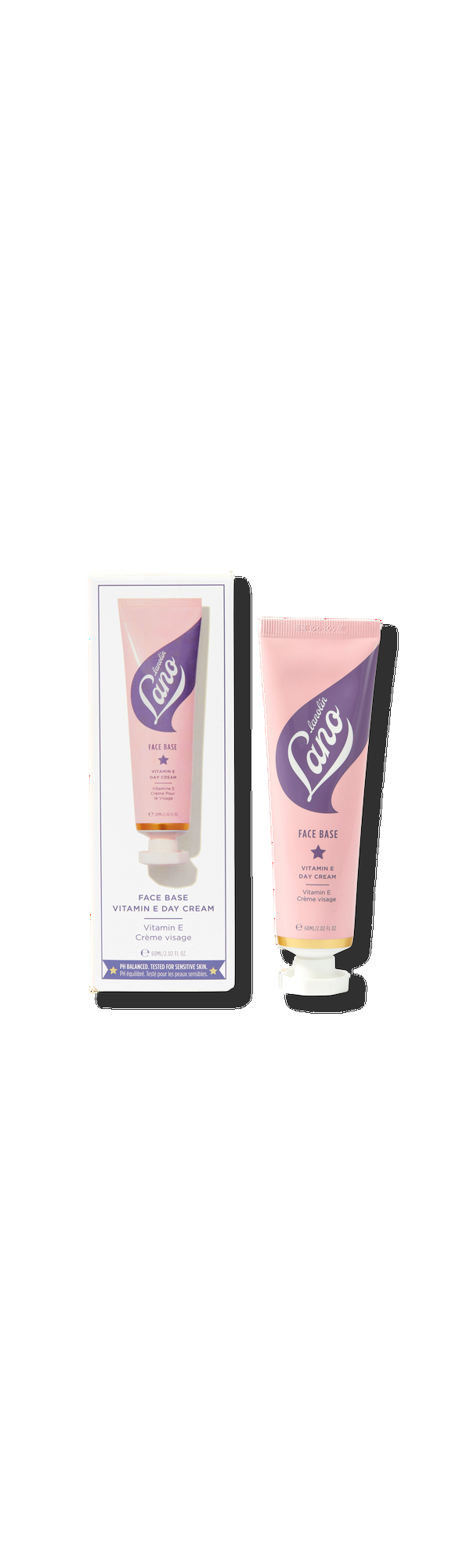 Ulta Lanolips  Face Base Vitamin E Day Cream - Natural pH-Balanced & Dermatologically Tested