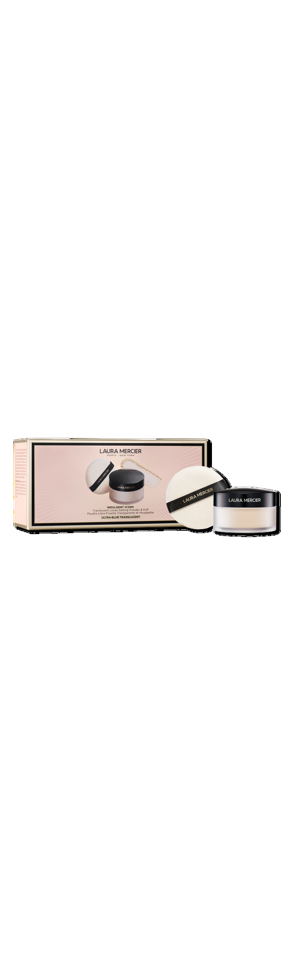 Ulta Laura Mercier  Indulgent Icons Translucent Loose Setting Powder Ultra-Blur & Velour Puff Set