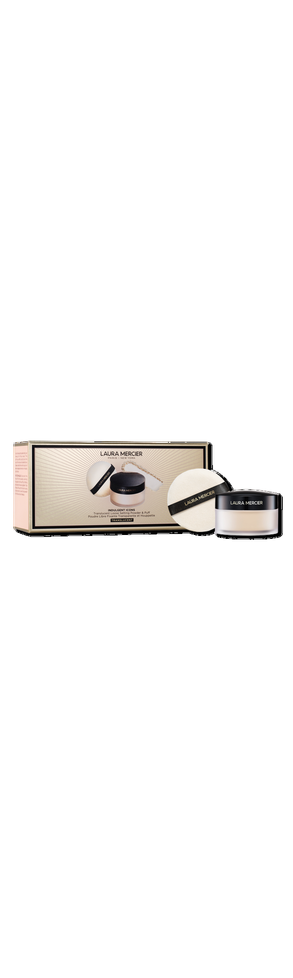 Ulta Laura Mercier  Indulgent Icons Translucent Loose Setting Powder & Velour Puff Set