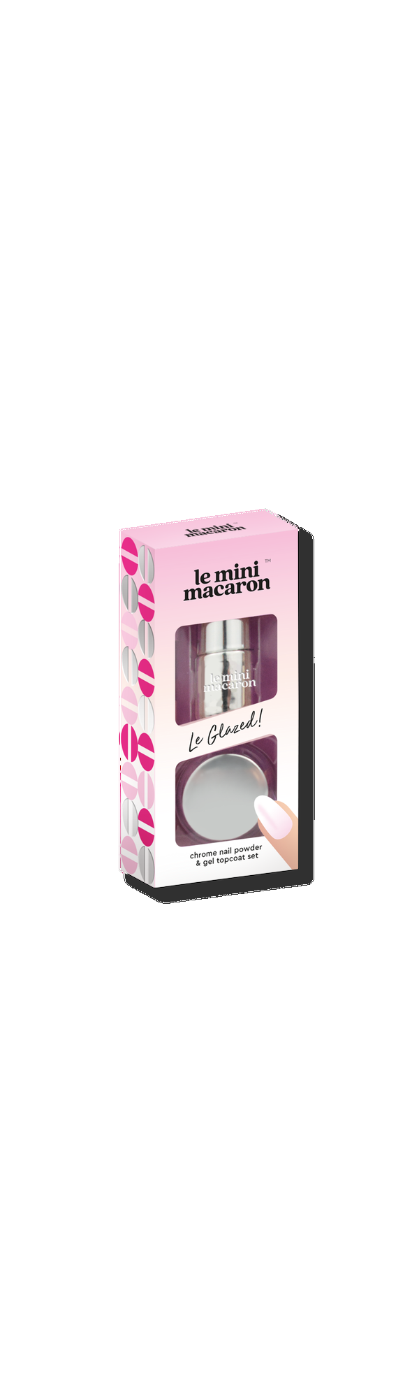 Ulta Le Mini Macaron  Le Glazed Chrome Nail Powder Set
