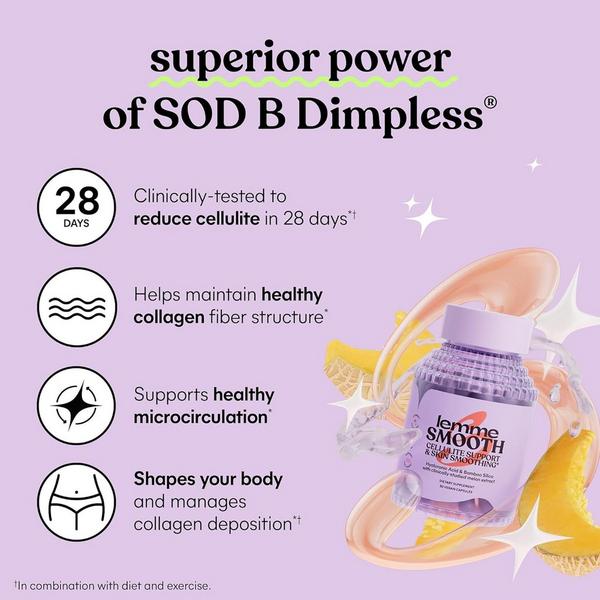 Ulta Lemme  Smooth: Cellulite Support & Skin Smoothing Capsules