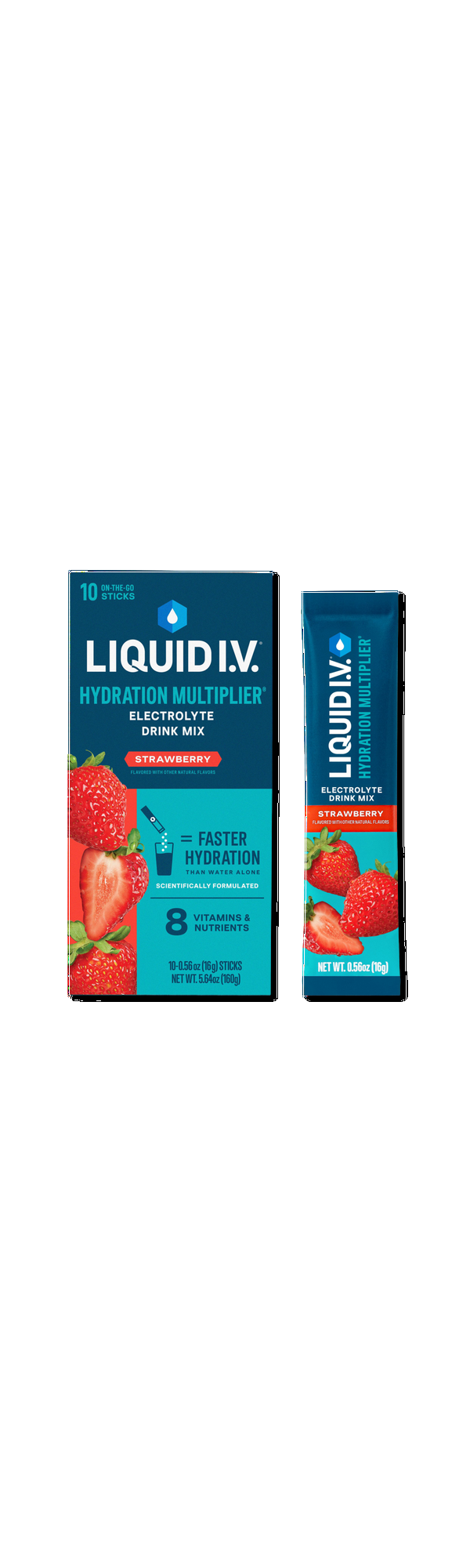 Ulta LIQUID I.V.  Hydration Multiplier Electrolyte Drink Mix Strawberry