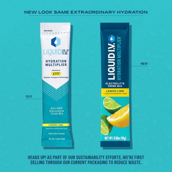 Ulta LIQUID I.V.  Hydration Multiplier Electrolyte Drink Mix Lemon Lime