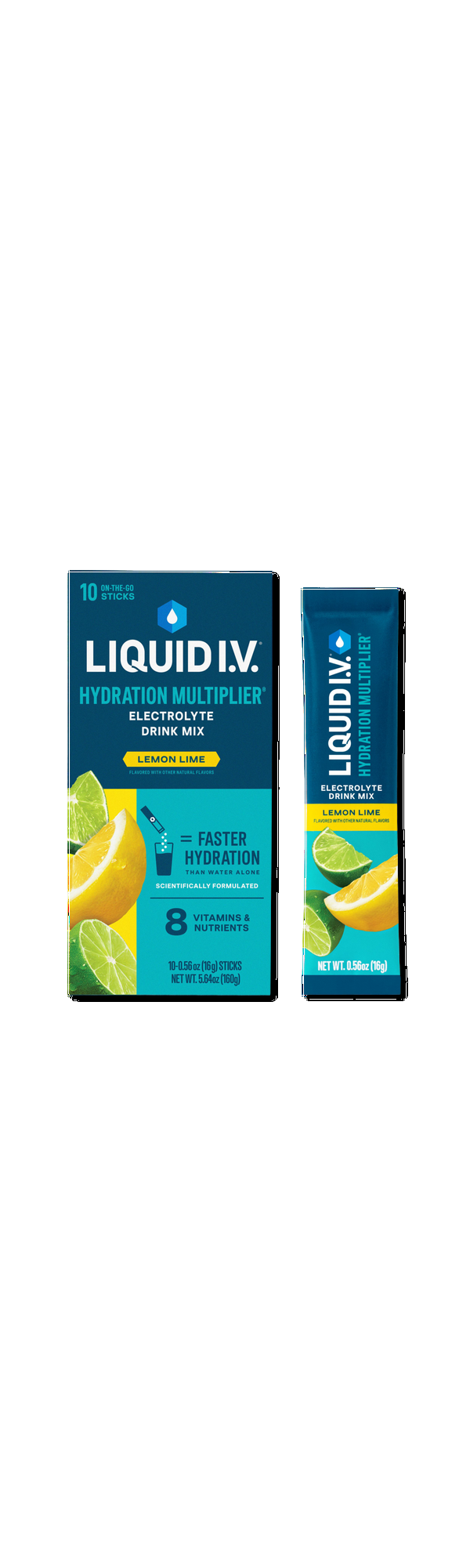 Ulta LIQUID I.V.  Hydration Multiplier Electrolyte Drink Mix Lemon Lime