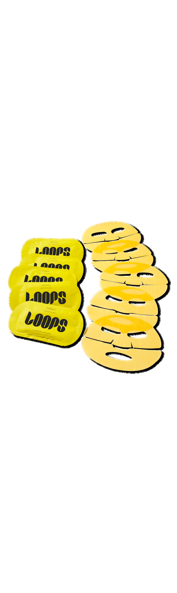 Ulta LOOPS  Sunrise Service Brightening Face Mask 5 Piece Set