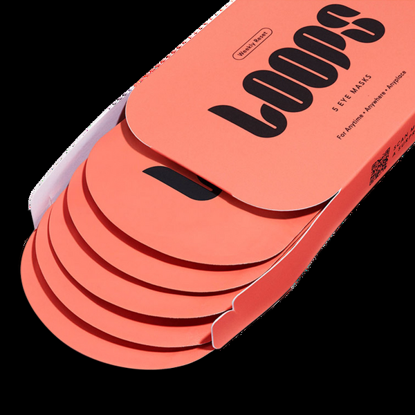 Ulta LOOPS  Weekly Reset Rejuvenating Eye Mask 5 Piece Set