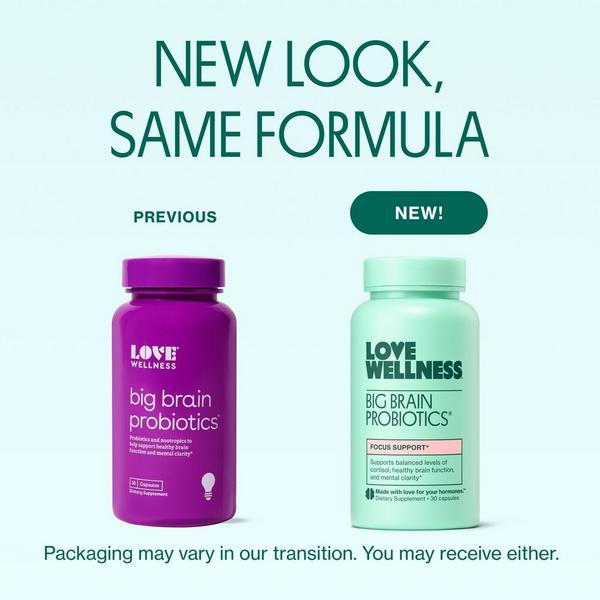 Ulta Love Wellness  Big Brain Probiotics: Focus Support