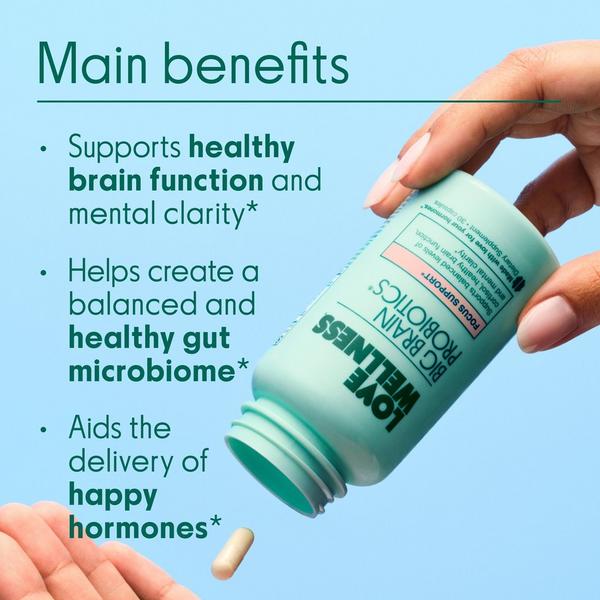 Ulta Love Wellness  Big Brain Probiotics: Focus Support