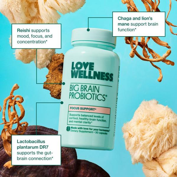 Ulta Love Wellness  Big Brain Probiotics: Focus Support