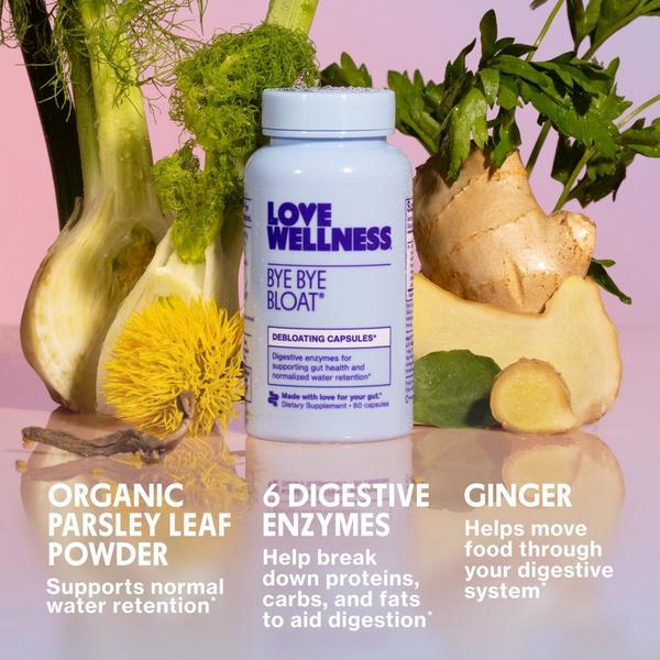 Ulta Love Wellness  Bye Bye Bloat: Debloating Capsules