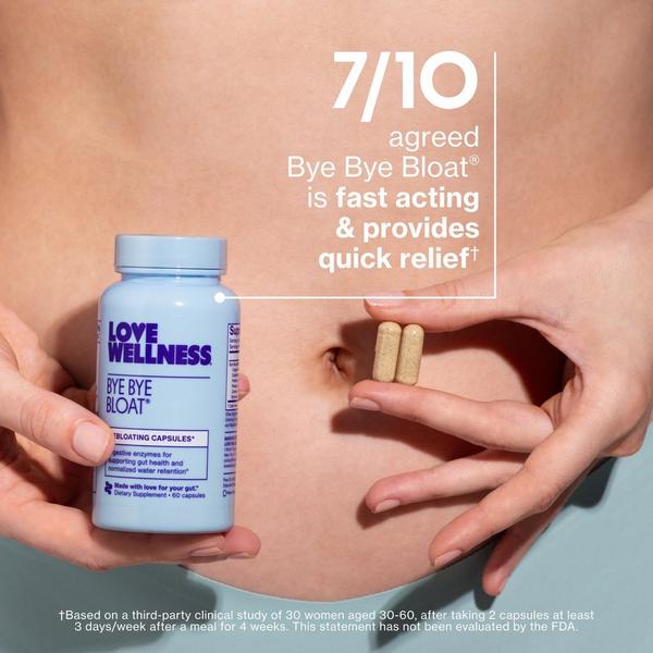 Ulta Love Wellness  Bye Bye Bloat: Debloating Capsules