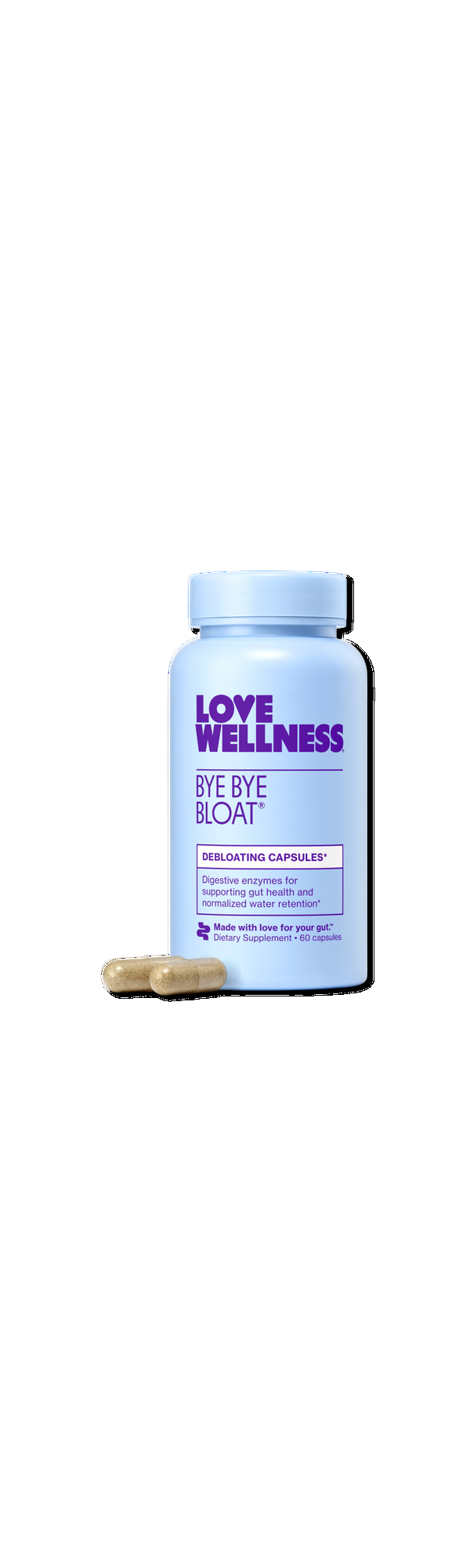 Ulta Love Wellness  Bye Bye Bloat: Debloating Capsules
