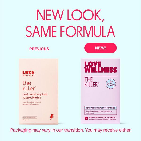 Ulta Love Wellness  The Killer: Boric Acid Vaginal Suppositories
