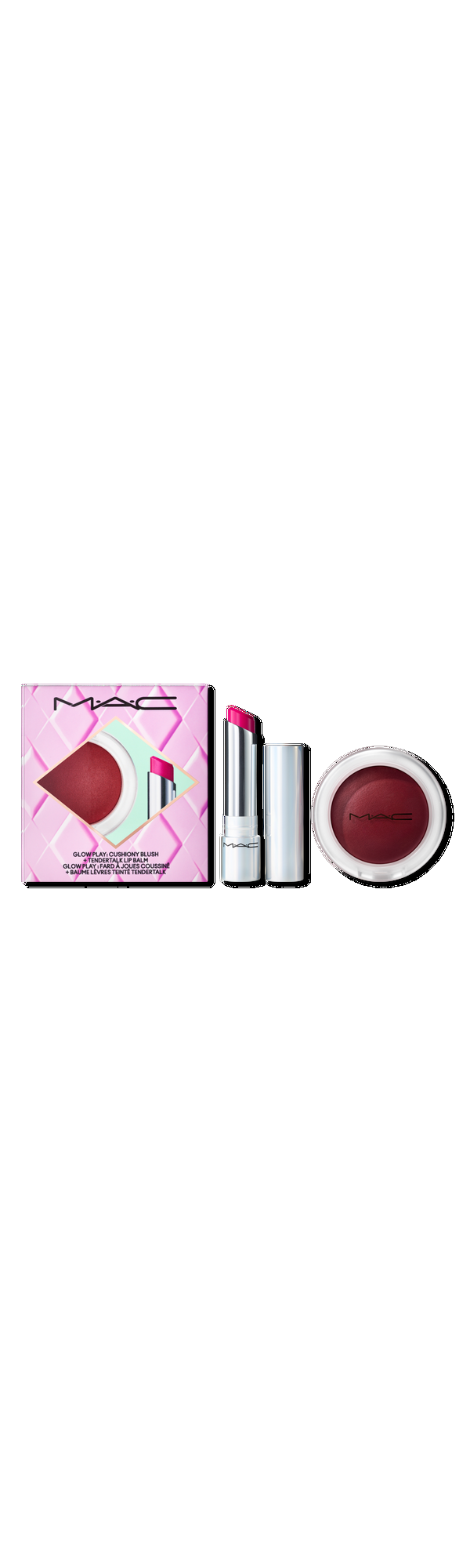 Ulta MAC  No Work All Glow Play Blush + Lip Balm Set - Purple