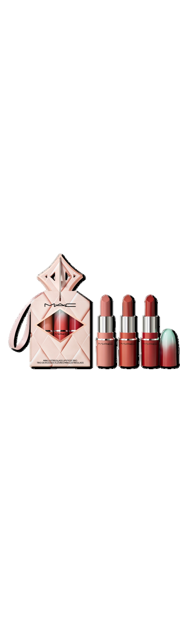 Ulta MAC  Wildest Gleams Mini Lustreglass Lipstick Gift Set - Nudes