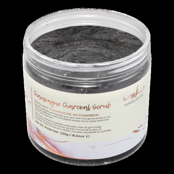 Ulta MANNA KADAR BEAUTY  Champagne Scented Charcoal Exfoliating Body Scrub