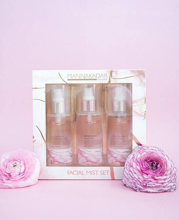 Ulta MANNA KADAR BEAUTY  Ready Set Refresh 3pc Facial Mist Set