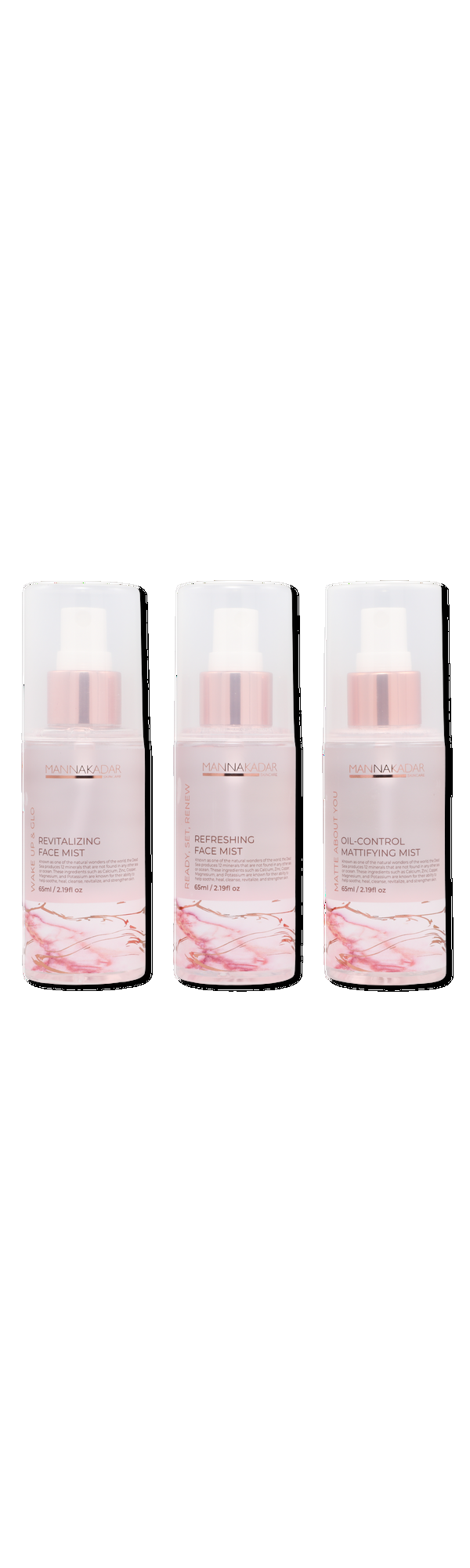 Ulta MANNA KADAR BEAUTY  Ready Set Refresh 3pc Facial Mist Set