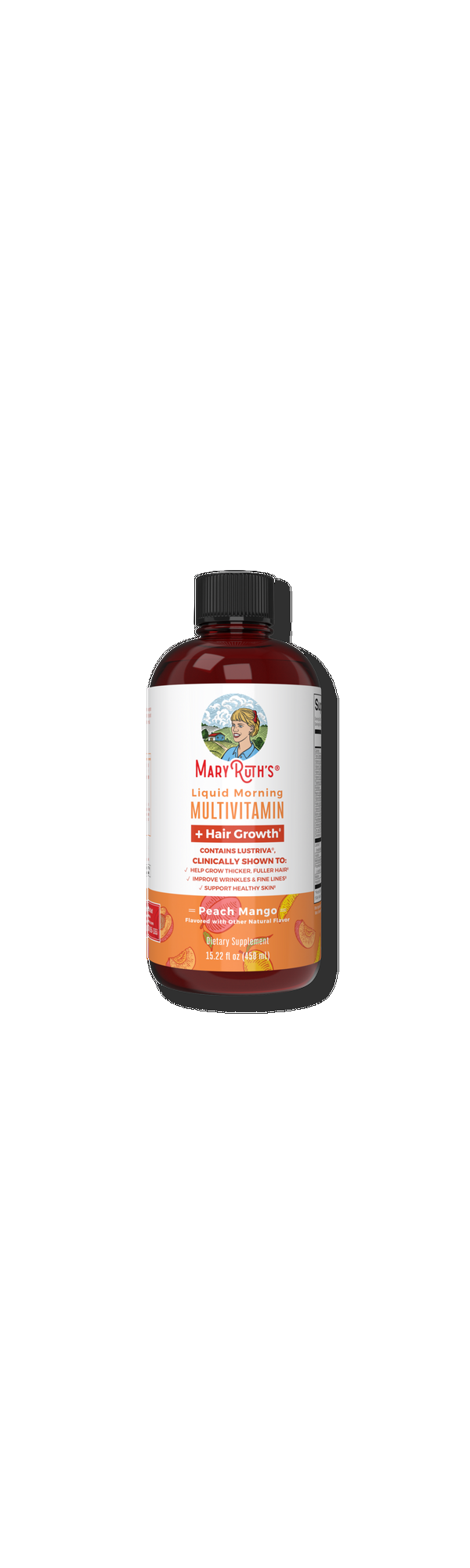 Ulta MaryRuth's  Liquid Morning Multivitamin + Hair Growth Peach Mango