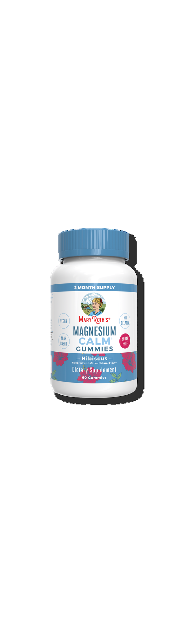 Ulta MaryRuth's  Magnesium Calm Gummies Hibiscus Raspberry