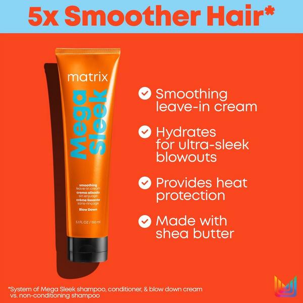 Ulta Matrix  Mega Sleek Blow Down Smoothing Leave-In Conditioner