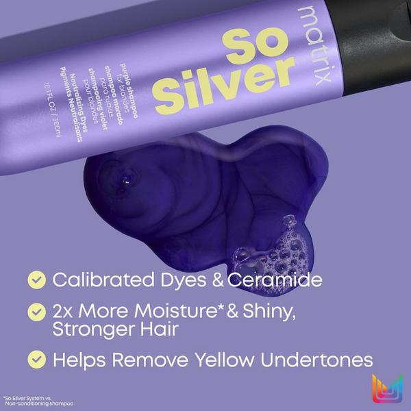 Ulta Matrix  So Silver Purple Shampoo For Blonde Hair