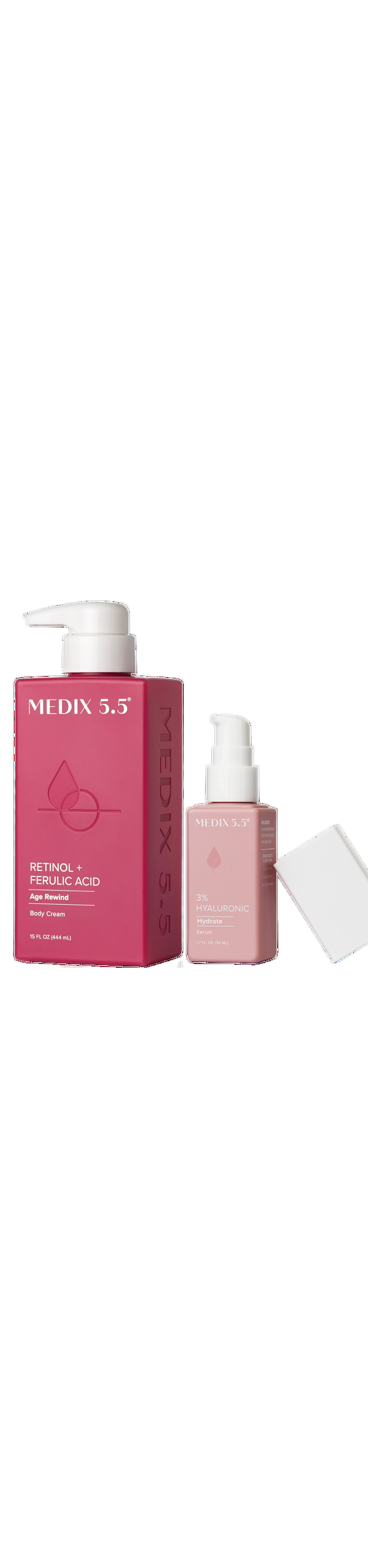 Ulta Medix 5.5  Retinol + Ferulic Acid & 3% Hyaluronic Anti-Wrinkle Hydration Bundle