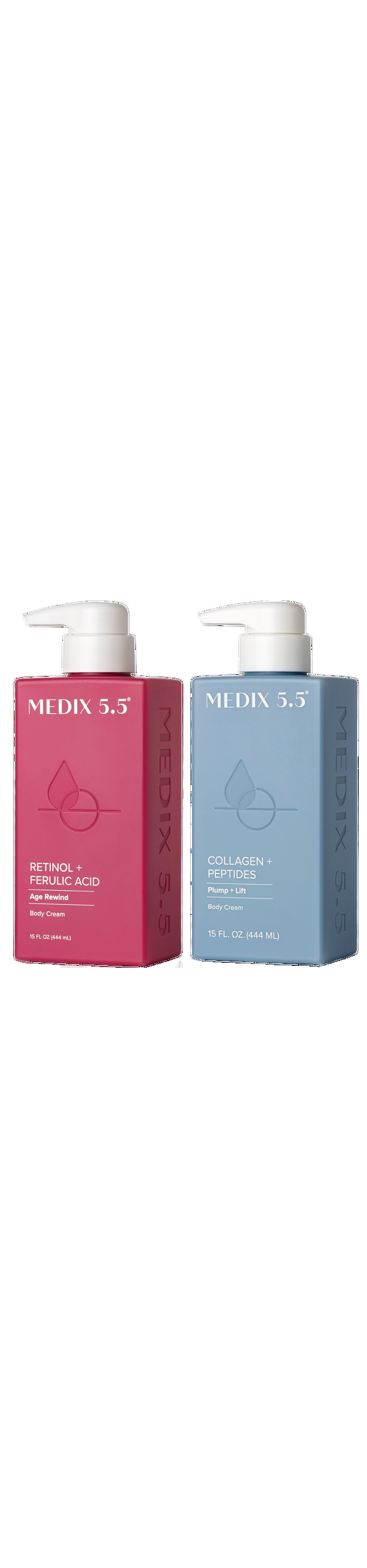 Ulta Medix 5.5  Retinol + Ferulic Acid & Collagen + Peptides Body Cream Set