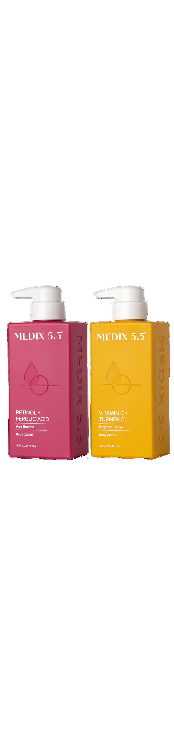 Ulta Medix 5.5  Retinol + Ferulic Acid & Vitamin C + Turmeric Body Cream Set