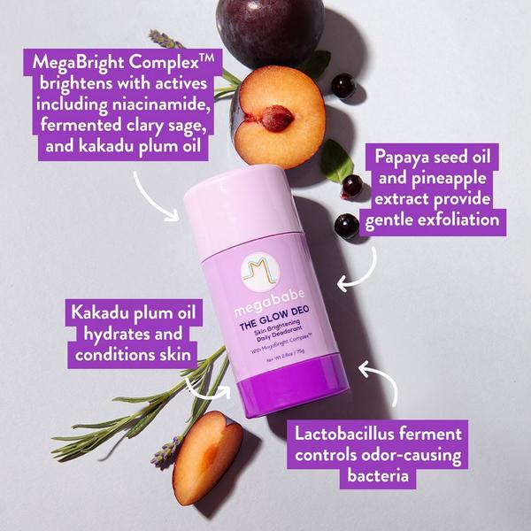 Ulta Megababe  The Glow Deo Skin Brightening Daily Aluminum-Free Deodorant