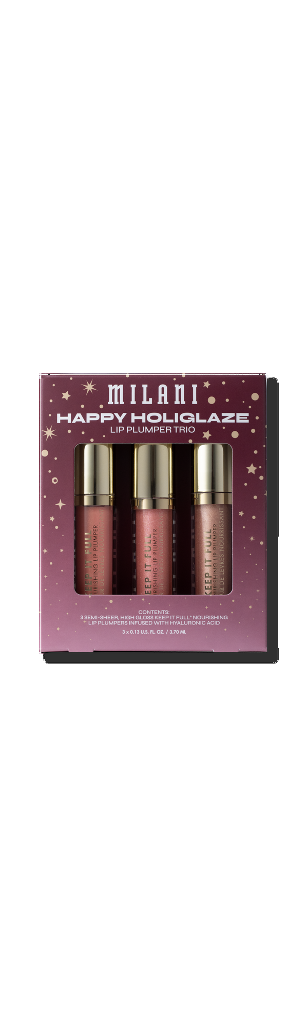 Ulta Milani  HAPPY HOLIGLAZE – Keep It Full Nourishing Lip Plumpers Set