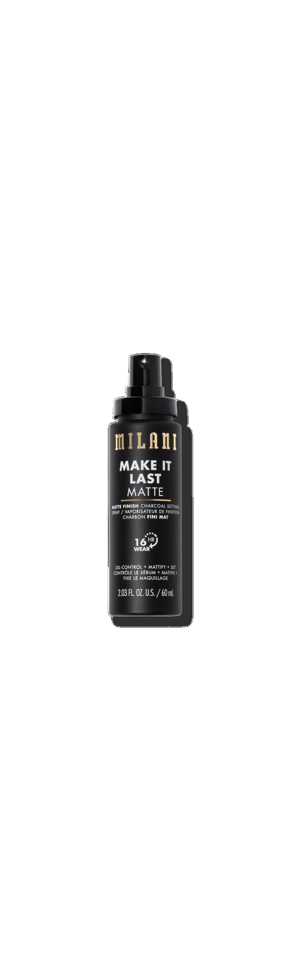 Ulta Milani  Make It Last Matte - Matte Finish Charcoal Setting Spray