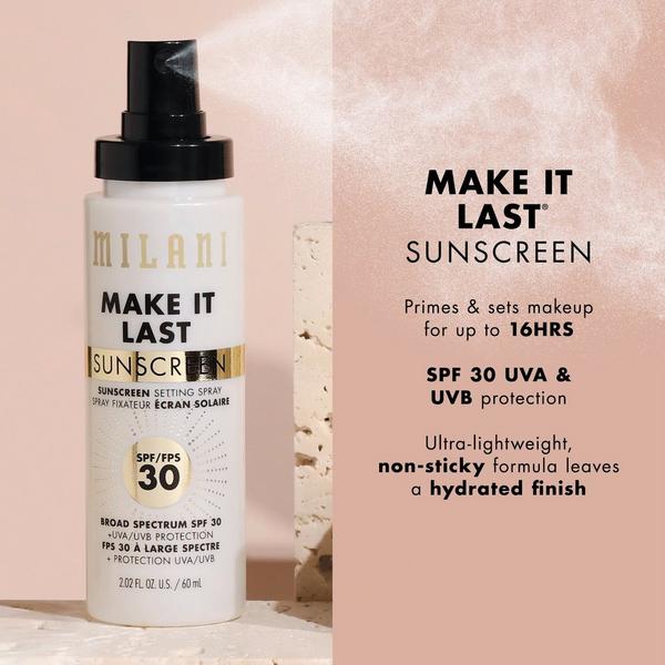 Ulta Milani  Make It Last Sunscreen - Sunscreen Setting Spray SPF 30