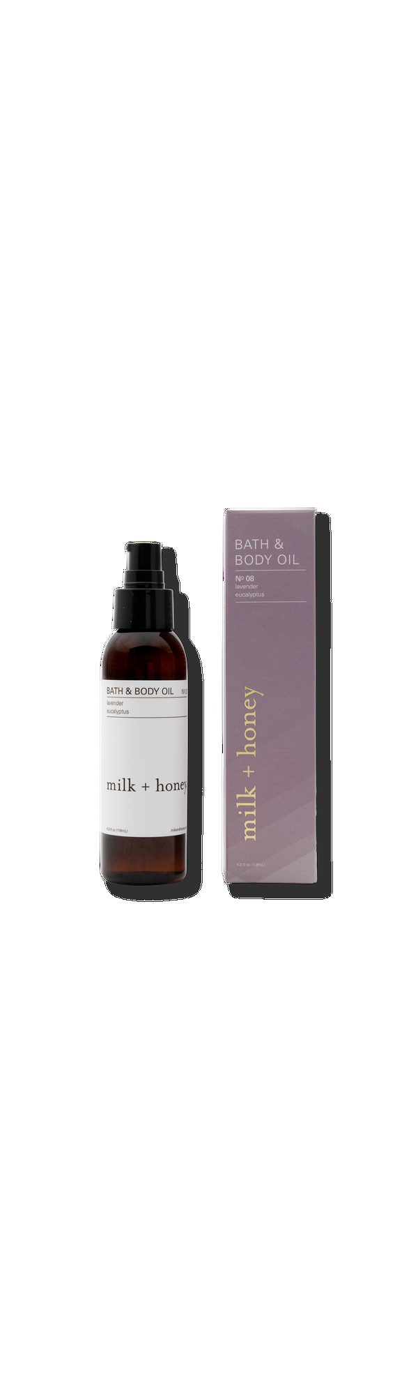 Ulta Milk + Honey  Lavender Eucalyptus Bath & Body Oil No.08