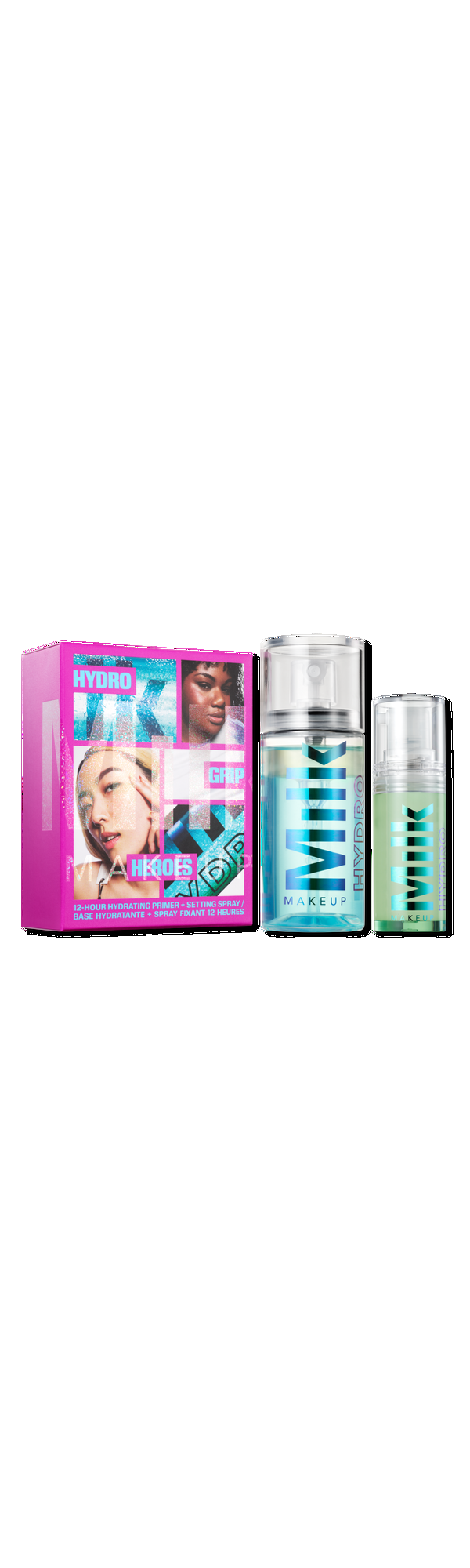 Ulta MILK MAKEUP  Hydro Grip Heroes Mini Makeup Primer & Setting Spray Duo