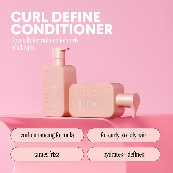 Ulta MONDAY Haircare  CURL DEFINE Conditioner With Peptides For Curly & Coily Hair