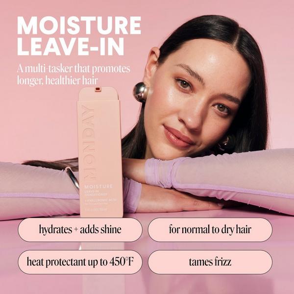 Ulta MONDAY Haircare  MOISTURE Leave-In Conditioner With Hyaluronic Acid For Dry & Dull Hair