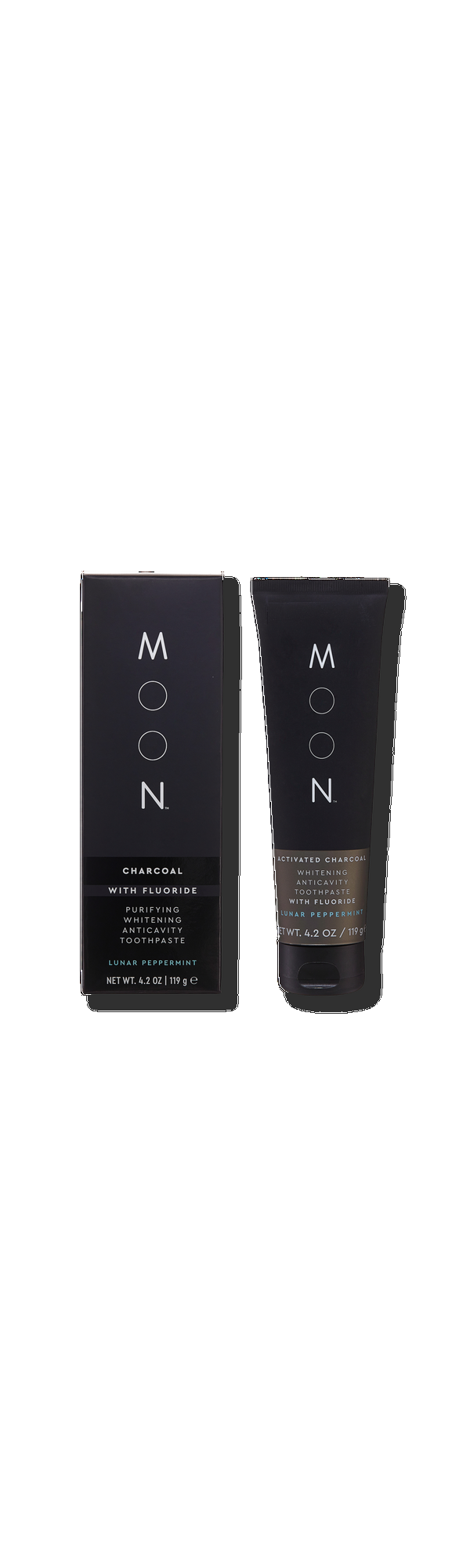 Ulta Moon  Charcoal Whitening Stain Removal Toothpaste with Fluoride