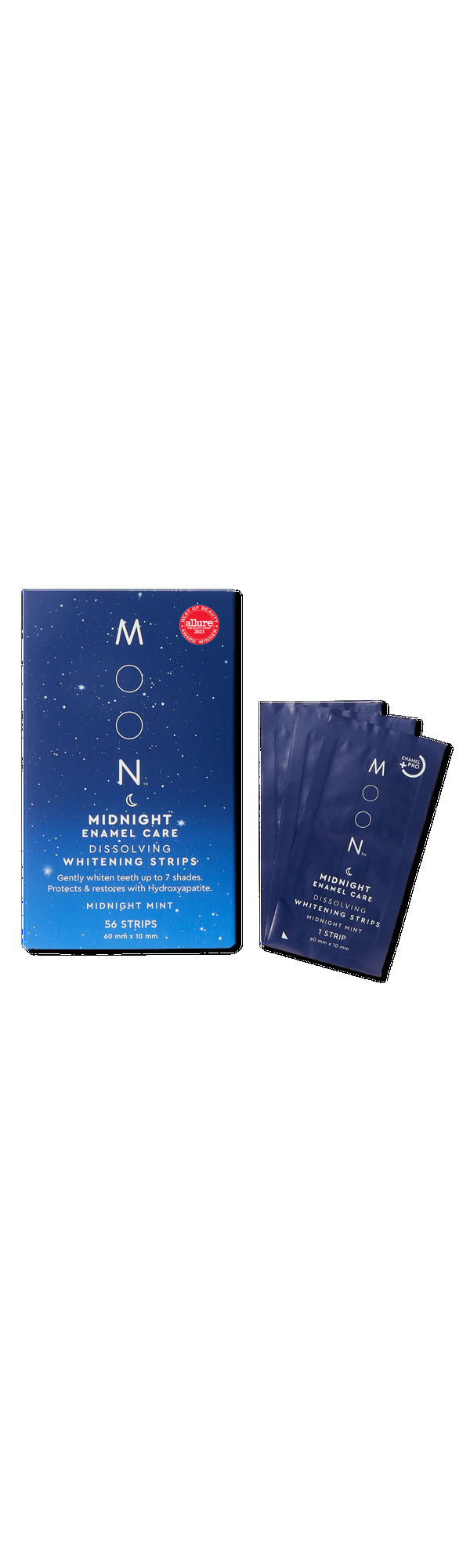 Ulta Moon  Midnight Enamel Care Dissolving Whitening Strips with Hydroxyapatite